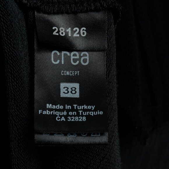 Crea Concept AW/18 Dark Charcoal Jersey Asymmetrical Zip Coatigan - Picture 10 of 12